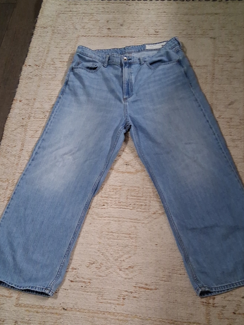 rag & bone Womens Light Blue Relaxed Denim Jeans